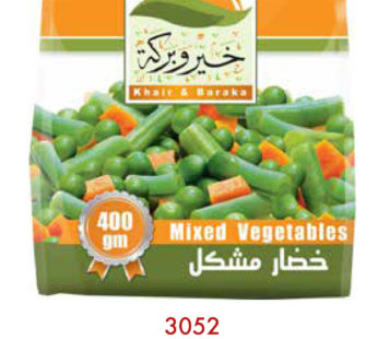 Khair & Baraka Mixed Vegetables 400Gx20 ( 3052 )