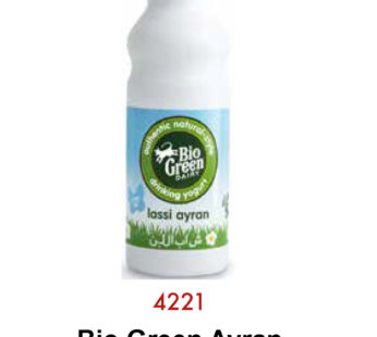 Bio Green Ayran Drinking Yogurt 1L*12 (4221)