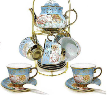 Dn (B2-22) (13 Pcs Tea Set With Stand Metal)*1 (7263)