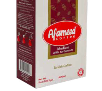 Alameed Coffe Cardamon 24X200G (5162)